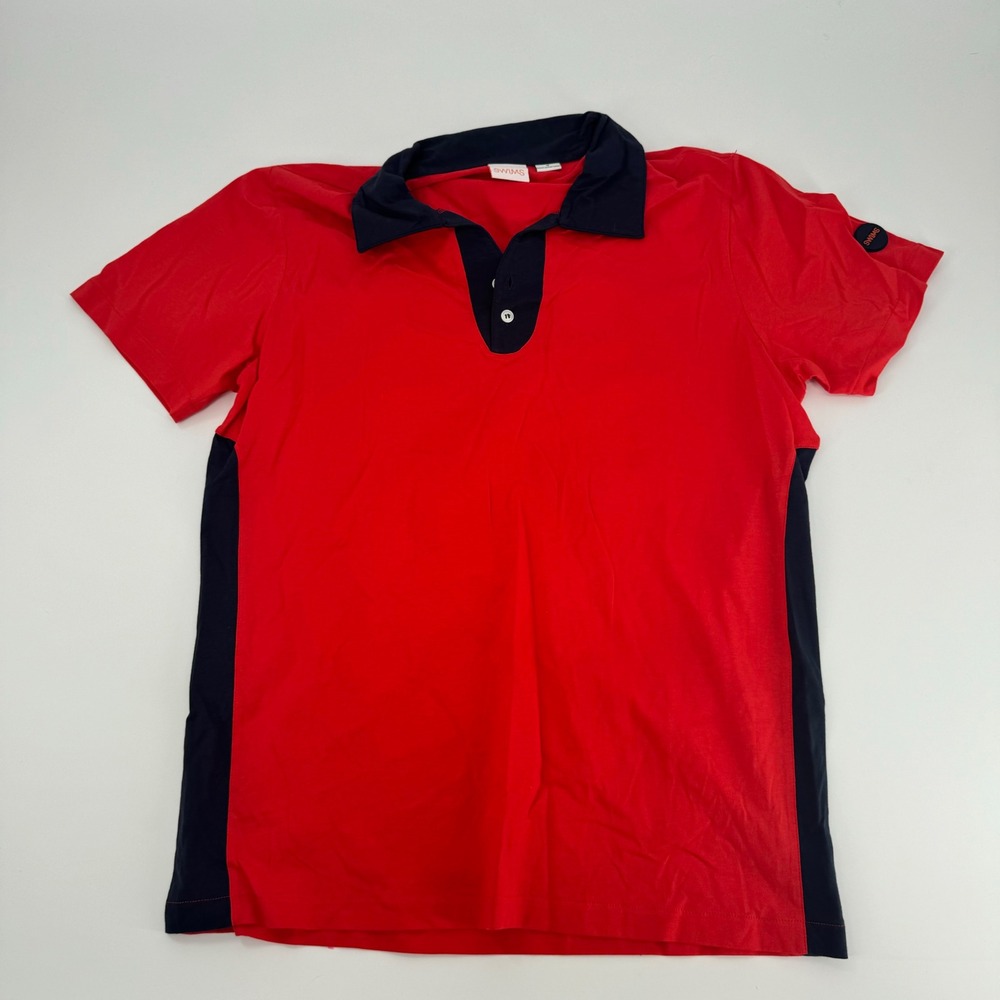 SWIMS Mens Polo Shirt Short Sleeve‎ Red Navy Blue Casual